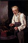 Charles Spencelayh Famous Paintings - Making The Tea